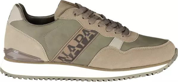 Verde Polyurethane Uomo Sneaker