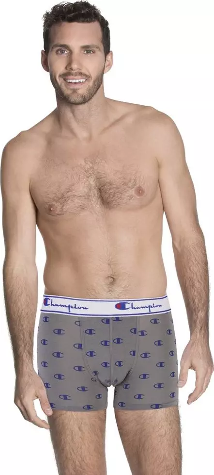 Gray Cotton Boxers