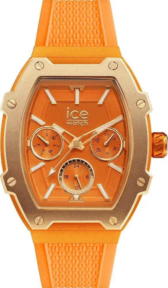 Orange Synthetic Dress Watch