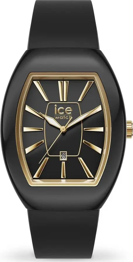 Black Synthetic Dress Watch