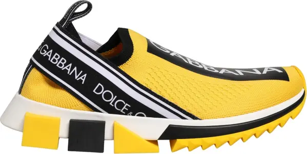 Yellow Sorrento SlipOn Low Top Sneakers Shoes