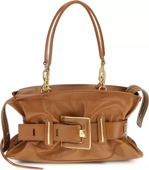 Brown Calf Leather Bos Taurus Handbag
