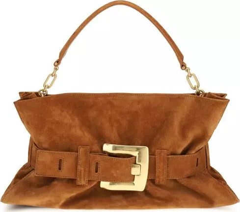 Brown Calf Leather Bos Taurus Handbag