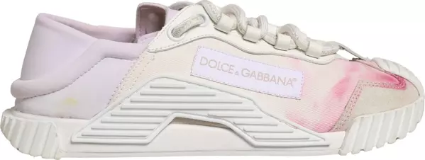 White NS1 Lace Up Low Top Sneakers Shoes