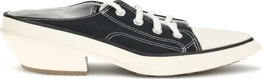 Black Fabric Sneakers