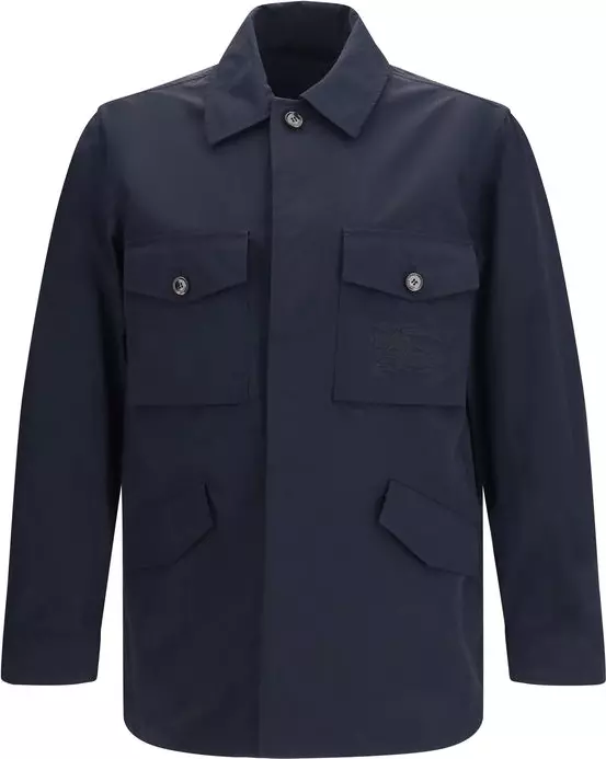 Blue Polyamide Coat