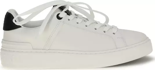 Black Calf Leather Bos Taurus Low Top Sneakers