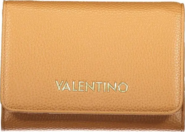 Brown Polyurethane Women's Wallet