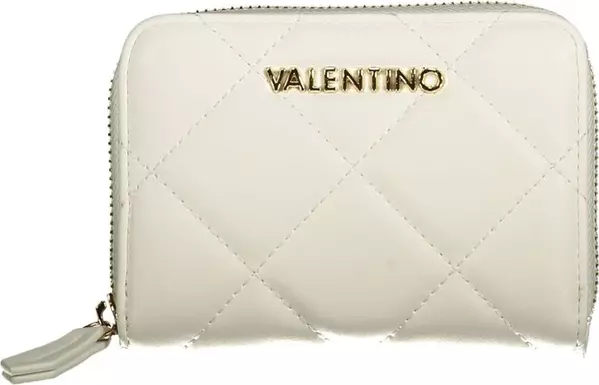 White Polyurethane Women's Wallet