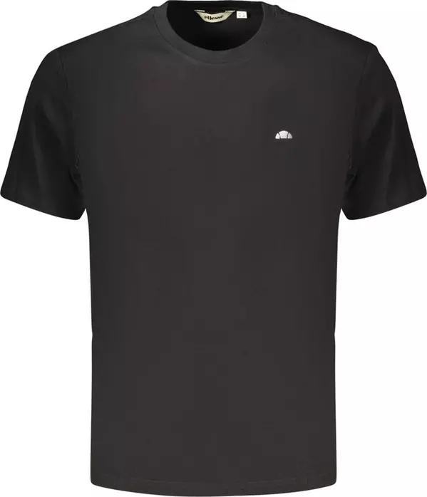 Black Cotton Men's T-Shirt
