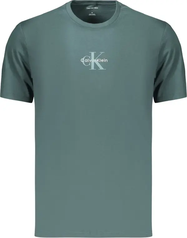 Blue Cotton Men's T-Shirt