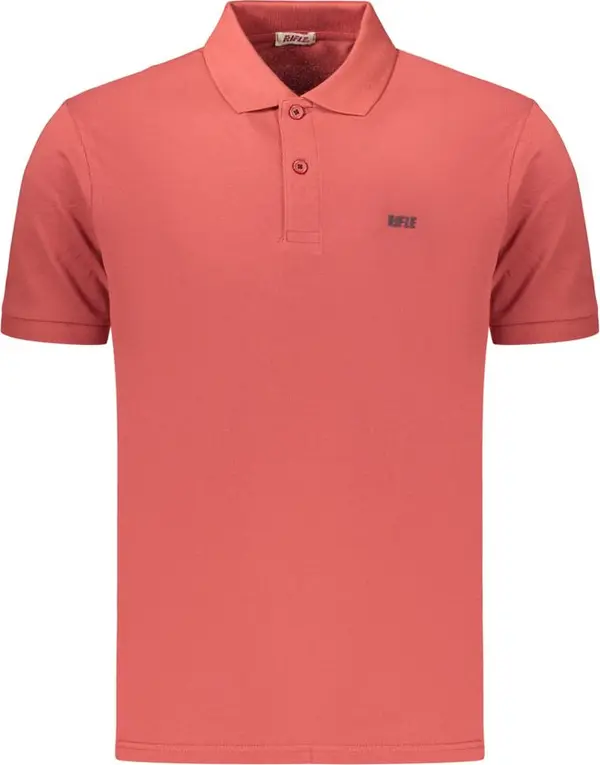 Red Cotton Men's Polo Shirt