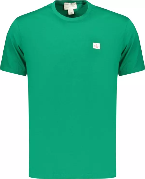 Green Cotton Men's T-Shirt