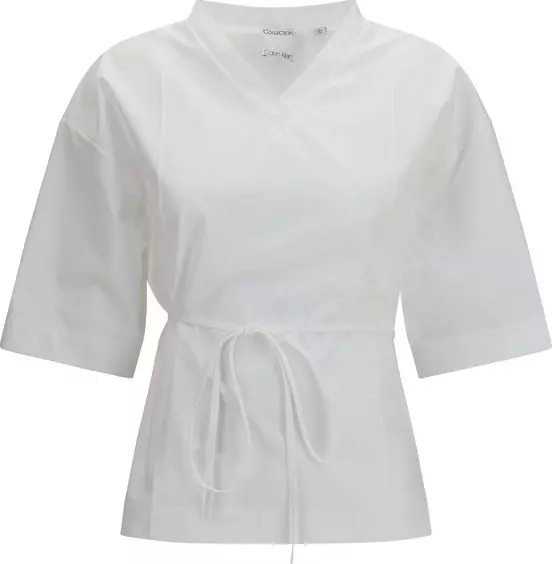 White Cotton Shortsleeve Shirt