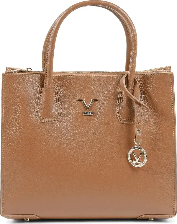 Brown Leather Tote Bag