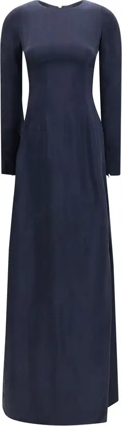 Blue Copper Casual Dress