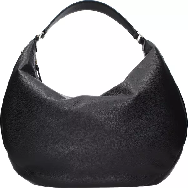 Black Leather Shoulder Bag