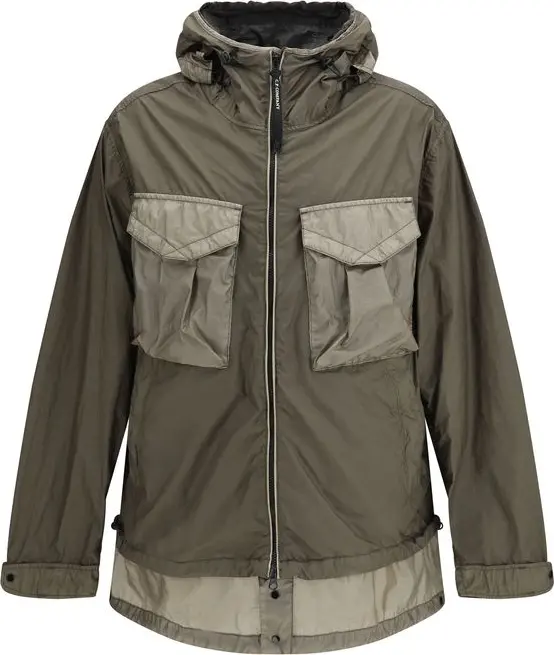 Bicolor Polyamide Shell Jacket