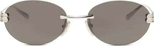Silver Metal Sunglasses