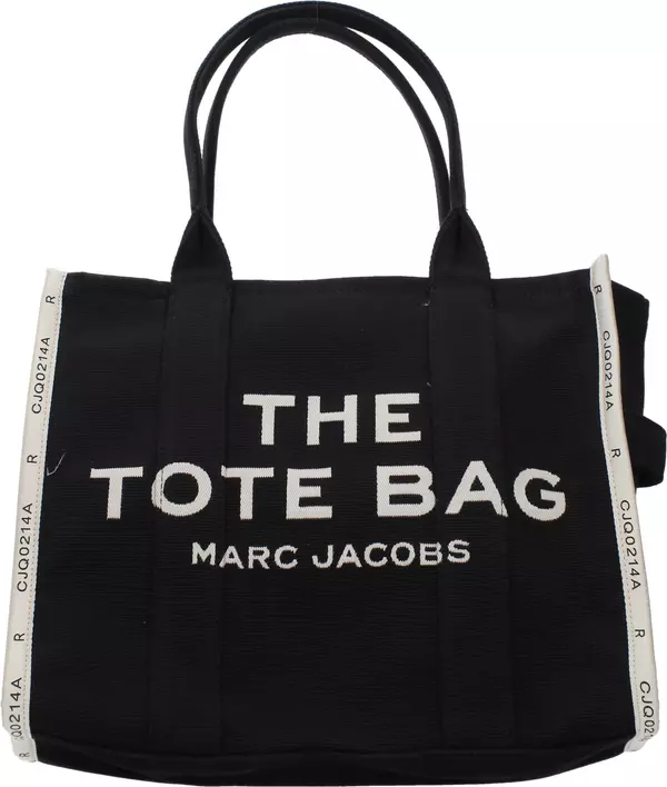Black Fabric Shoulder Bag
