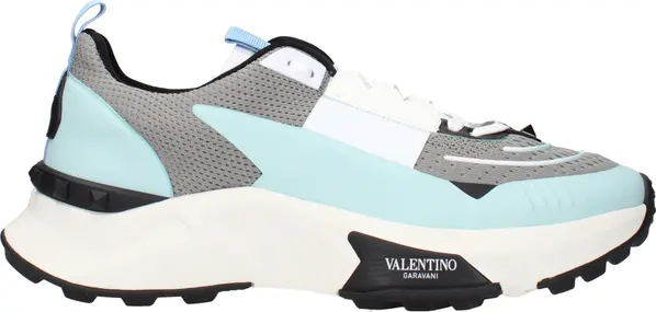 Gray Fabric Athletic Sneakers