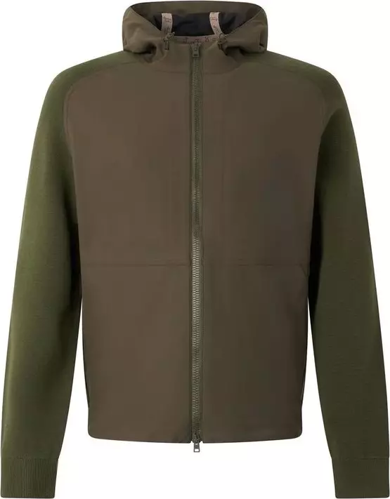 Bicolor Cotton Shell Jacket