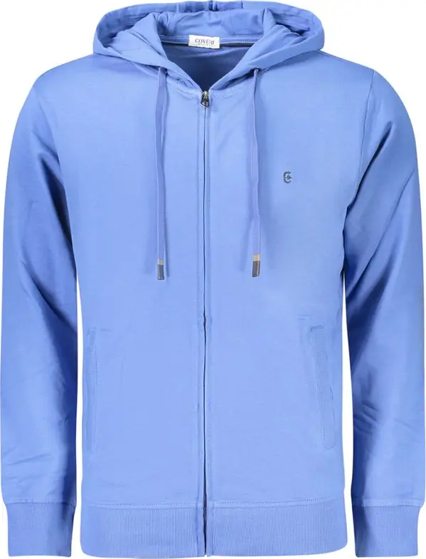 Blue Cotton Men's Sweatshirt