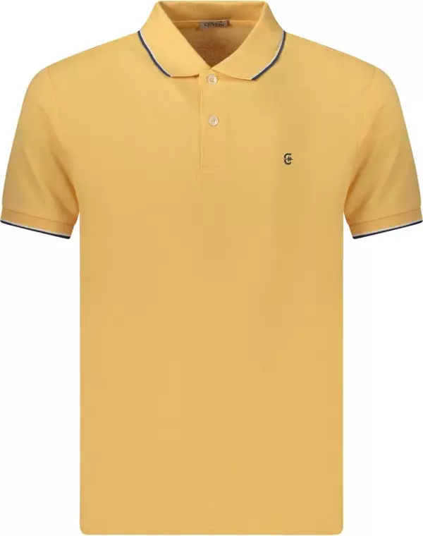 Orange Cotton Men's Polo Shirt