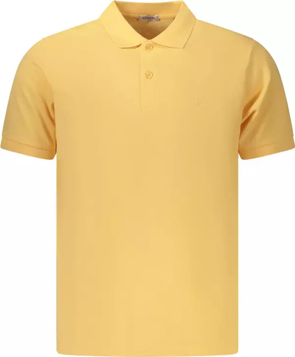 Orange Cotton Men's Polo Shirt