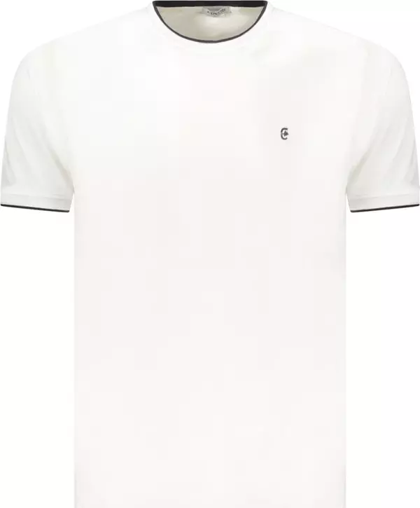 White Cotton Men's T-Shirt