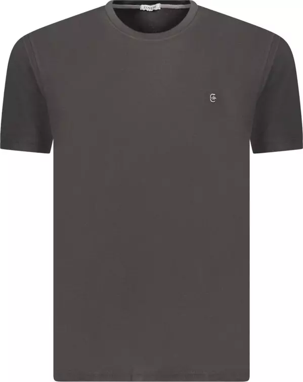 Black Cotton Men's T-Shirt