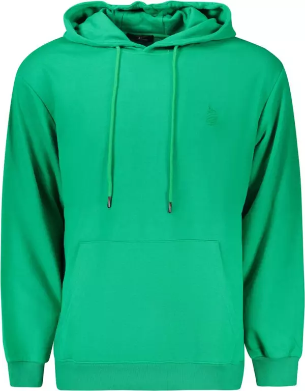 Green Cotton Men's Sweatshirt