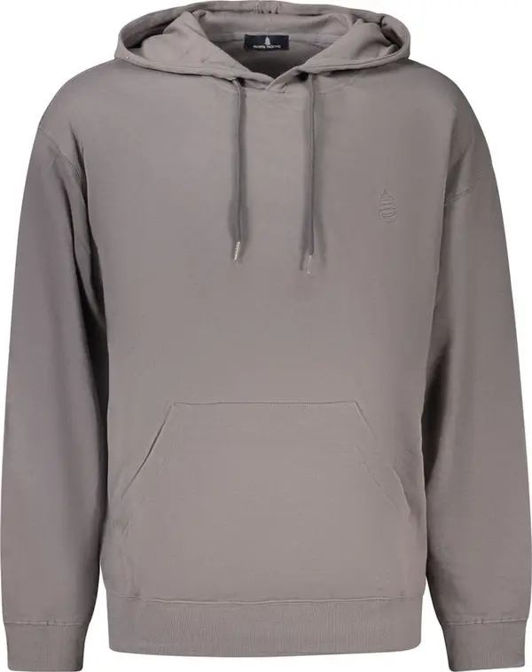 Gray Cotton Mens Sweatshirt