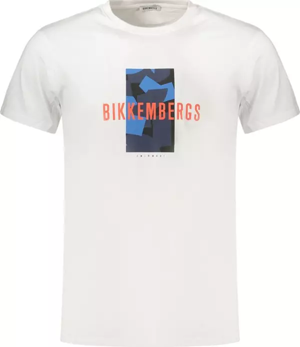White Cotton Men's T-Shirt