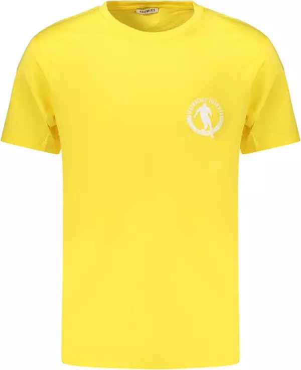 Yellow Cotton Men's T-Shirt