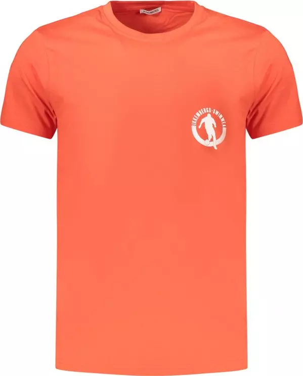Orange Cotton Men's T-Shirt
