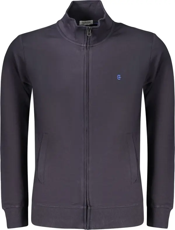 Blue Cotton Men's Sweatshirt