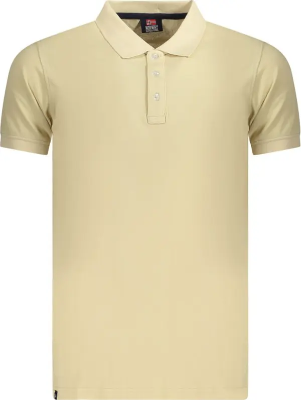 Beige Cotton Men's Polo