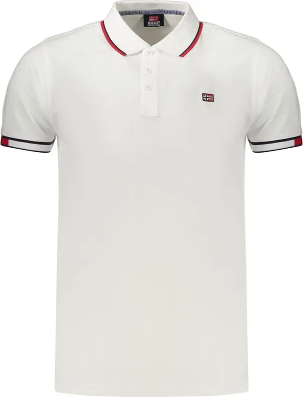 White Cotton Men's Polo Shirt