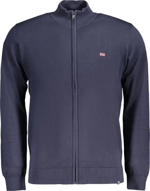 Blue Cotton Men's Sweater
