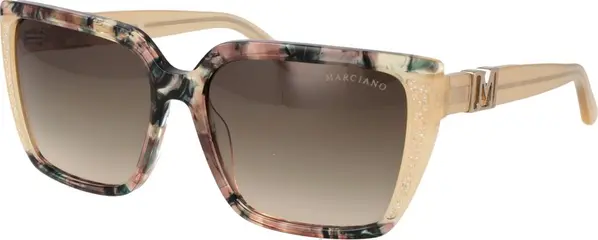 Beige Acetate Sunglasses
