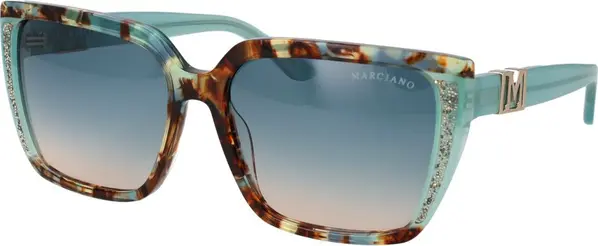 Turquoise Acetate Sunglasses