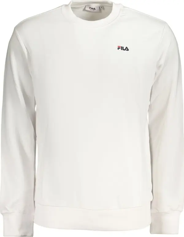 White Cotton Men's Sweatshirt