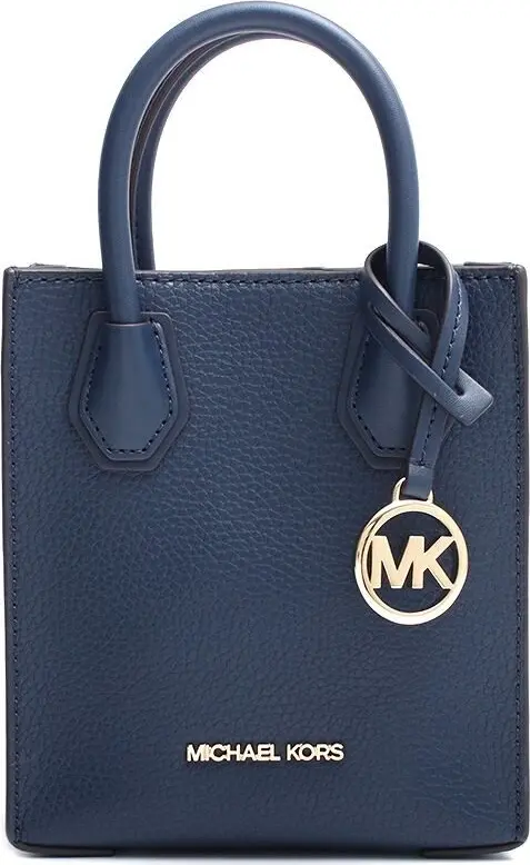 Blue Fur Handbag