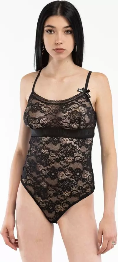 Black Polyamide Bodysuit