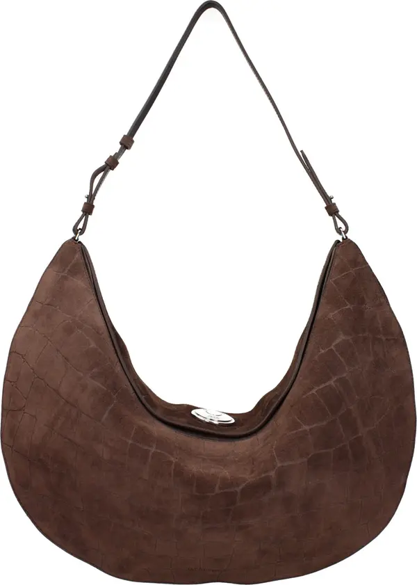 Brown Leather Shoulder Bag
