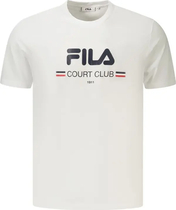 White Cotton Mens T-Shirt
