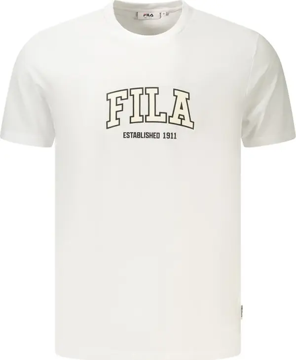 White Cotton Men's T-Shirt