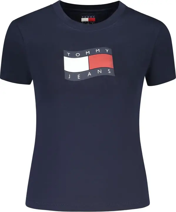Blue Cotton Women's T-Shirt