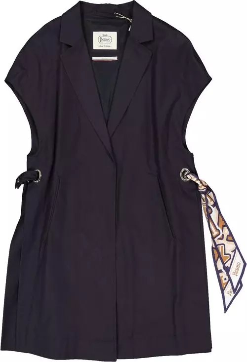 Blue Cotton Coat